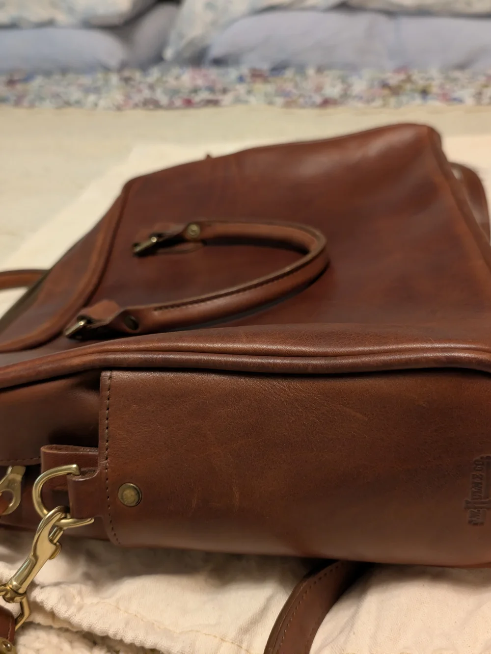 J.W. Hulme Co. Edgecumbe Briefcase - Heritage Leather (Made in USA)